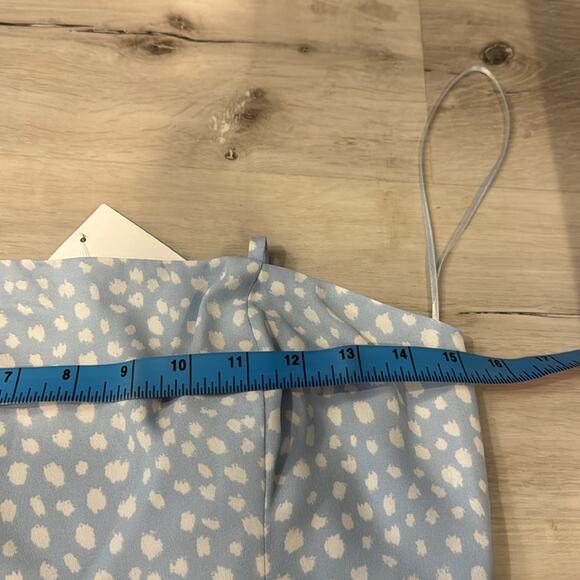 Nordstrom Socialite lined MIDI Dress with rushed back and adjustable straps. - Picture 8 of 10